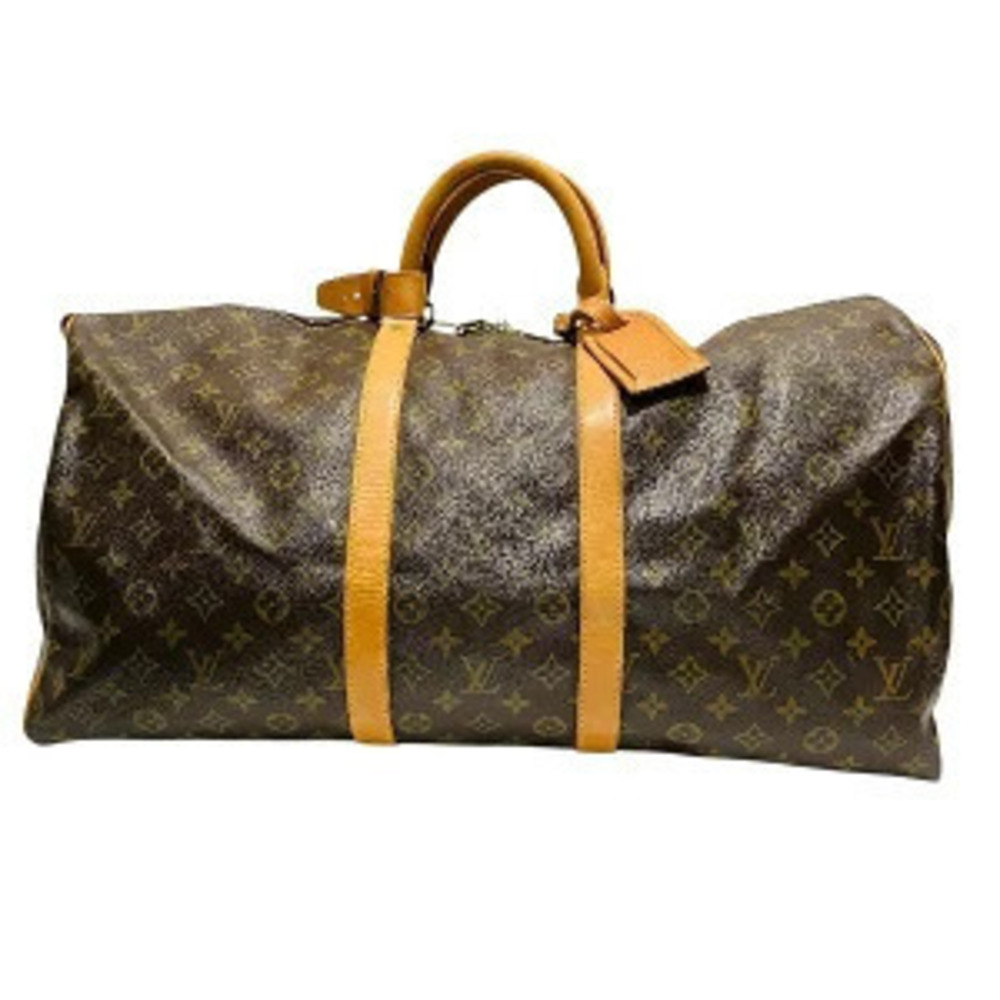 Louis Vuitton Monogram Keepall Bag Handbag Boston